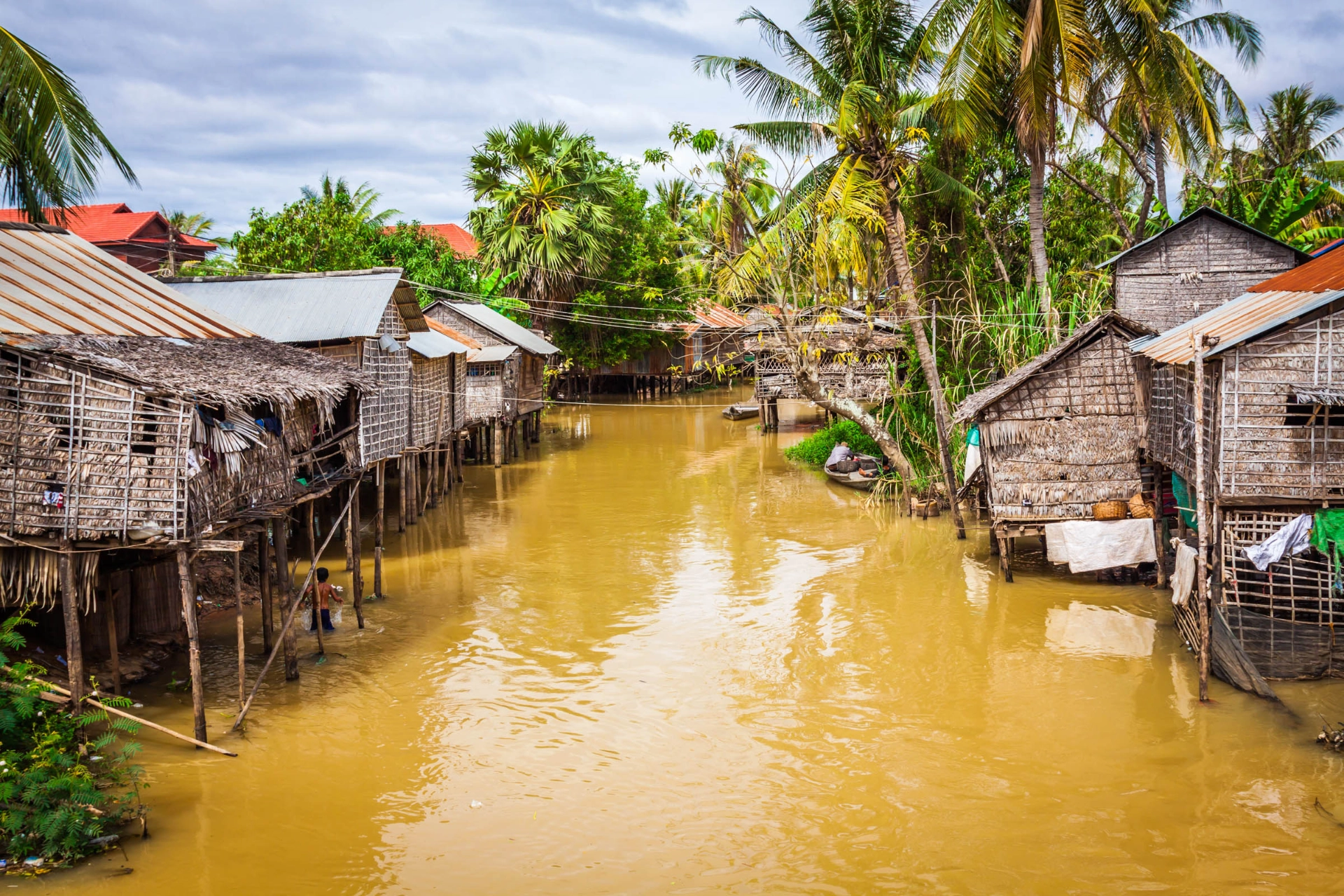 Tonle Sap-sjøen er en del av Mekongs vassdrag