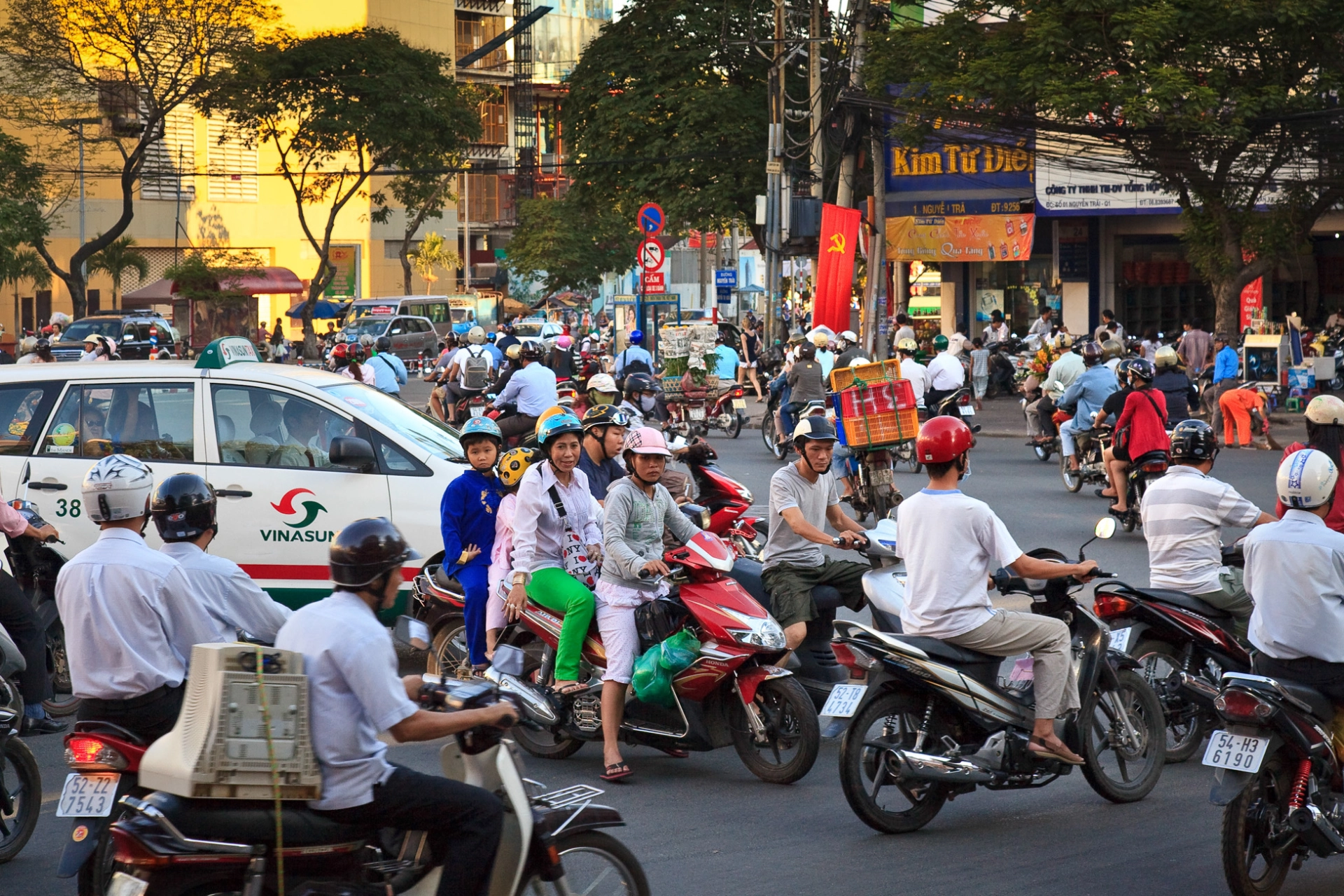 I storbyen Ho Chi Minh City er især trafikken en opplevelse