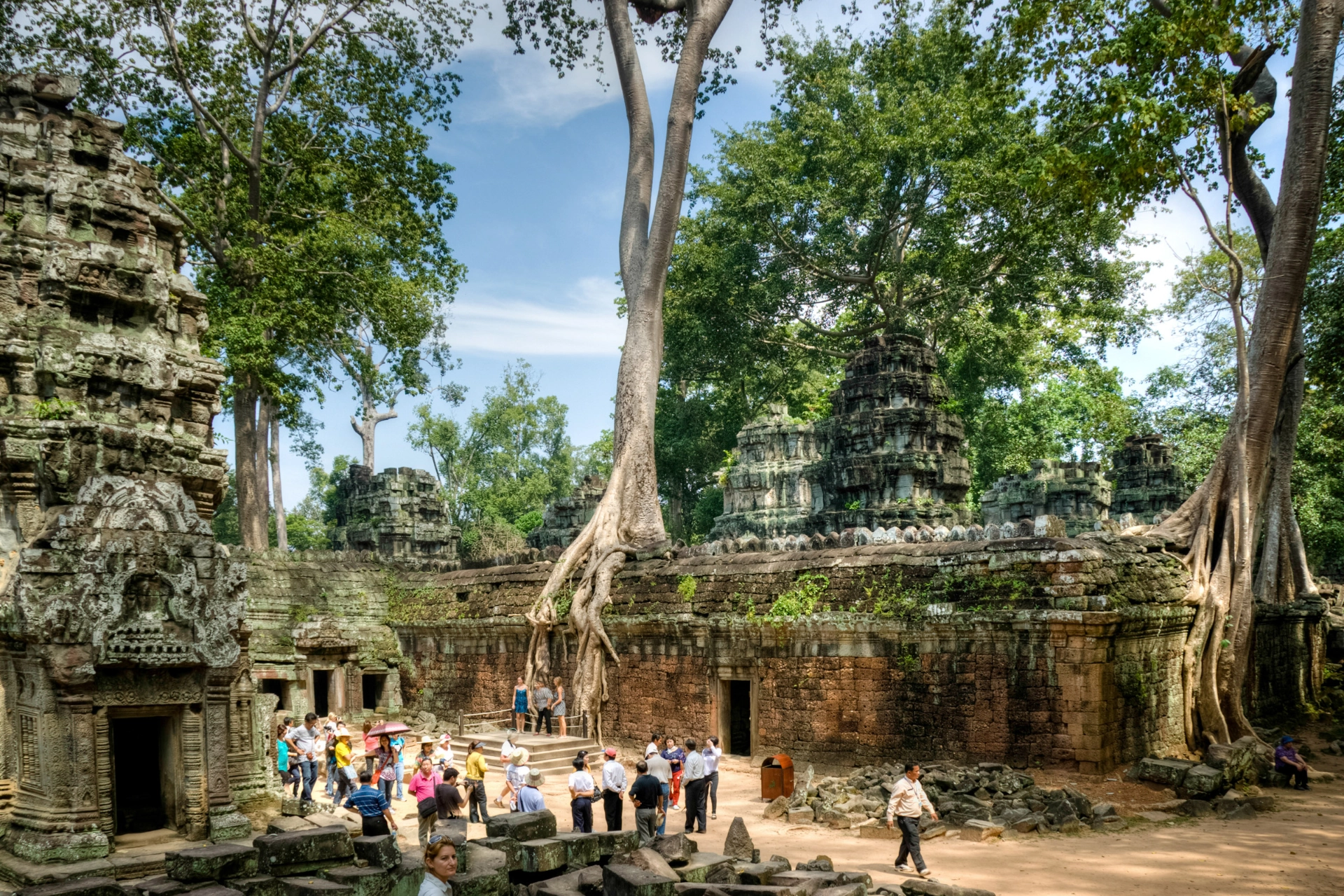 Tempel i Siem Riep, Kambodsja