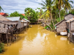 Tonle Sap-sjøen er en del av Mekongs vassdrag