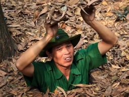 De berømte Cu Chi-tunneler blev bygd av Vietcong 1940-1960